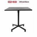 AZKO Soleil Nero Meja Teras Rectangle - Hitam
