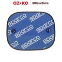 AZKO Sprco Set 2 Pcs Pelindung Kaca Mobil Side Sunshade - Biru