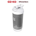 AZKO Paws N Tail Botol Minum Hewan Travel 4 In 1 - Abu-Abu
