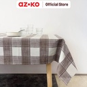 AZKO Forhom 145x240 Cm Taplak Meja Pvc Checkered 4s - Pink