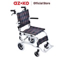 AZKO Galena 37 Cm Kursi Roda Manual Traveling Dengan Tas - Biru/Merah