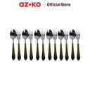 AZKO Kris Set 12 Pcs Alat Makan - Hitam