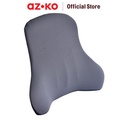 AZKO Otto Klasse Bantal Punggung Memory Foam - Hitam/Abu-Abu Tua