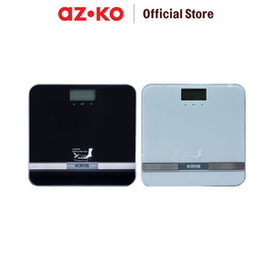 AZKO Kris Timbangan Badan Digital Body Fat Hydration Rechargeable - Hitam