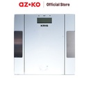 AZKO Kris Timbangan Badan Digital Body Fat & Hydration - Silver