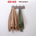 AZKO Stora 45x9x6.5 Cm Gantungan Pakaian Dinding 4 Pengait - Silver