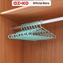AZKO Stora 39x19 Cm Set 8 Pcs Hanger Plastik - Biru