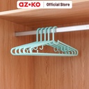 AZKO Stora Set 5 Pcs Hanger Plastik Pp - Biru