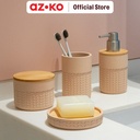 AZKO Stora Diamond Stoples Kapas Polyresin - Pink