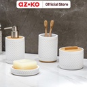AZKO Stora 300 Ml Lucien Dispenser Sabun Cair Polyresin - Putih