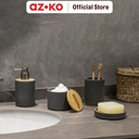 AZKO Stora Lucien Stoples Kapas Polyresin - Abu-Abu