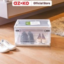 AZKO Stora 52X36X30 Cm Kotak Penyimpanan Lipat Dengan Roda - Putih