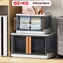 AZKO Stora 64X40X37 Cm Kotak Penyimpanan Lipat Front Opened