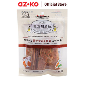 AZKO Doggyman 96 Gr Camilan Anjing Chicken Steak & Vegetable