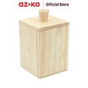 AZKO Pendopo 10x10x16.5 Cm Stoples Kayu Berbentuk Kotak