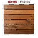 AZKO Rainbodeck 30x30 Cm Quick Deck Acacia Wood Tile