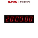 AZKO Arthome 64X17 cm Jam Dinding Digital Led Zt-0165 - Merah