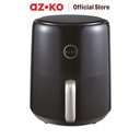 AZKO Klaz 4.5 ltr Air Fryer - Hitam Alat Masak Goreng Pembuat Makanan Penggoreng Tanpa Minyak Elektronik Dapur