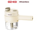 AZKO Memoo Alat Penggiling Bumbu Mini 2 In 1 - Putih