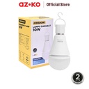 AZKO Krisbow Lumi Bohlam Led Darurat 10 Watt Cool Daylight - Putih