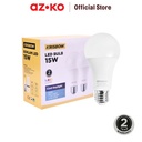 AZKO Krisbow Set 2 Pcs Lumi Bohlam Led 15 Watt - Cool Daylight - 15 Watt