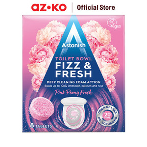AZKO Astonish Set 8 Pcs Pembersih Kloset Pink Peony Fresh - Pink Peony