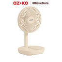 AZKO Memoo Kipas Angin Lipat Portable Rechargeable - Putih