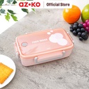 AZKO Ataru 900 ml Wadah Makanan Simple Clip - Pink
