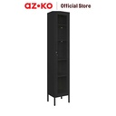 AZKO Masterspace Loker 1 Pintu Dengan Kaca - Hitam