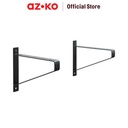 AZKO Masterspace 17 Cm Bracket Rak Dinding Industrial - Hitam