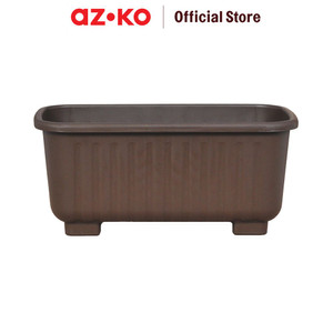 AZKO Clover Pot 27 Cm Alea Pot Tanaman - Cokelat Tua