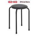 AZKO Soleil Bangku Metal Padded - Hitam