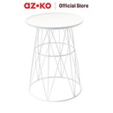 AZKO Soleil Othello Meja Teras Steel - Putih