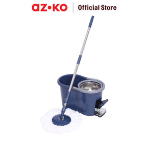 AZKO Proclean Set Alat Pel Putar Dengan Ember 2 In 1 - Biru