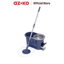 AZKO Proclean Set Alat Pel Putar Dengan Ember 2 In 1 - Biru