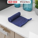 AZKO Ataru 25x25 Cm Handuk Wajah Plain Katun - Biru Navy
