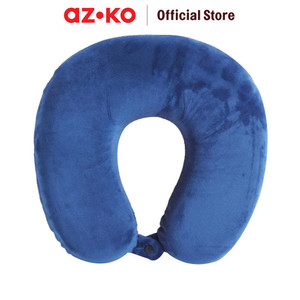 AZKO Passport Bantal Leher Deep Sea - Biru Tua