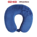 AZKO Passport Bantal Leher Deep Sea - Biru Tua
