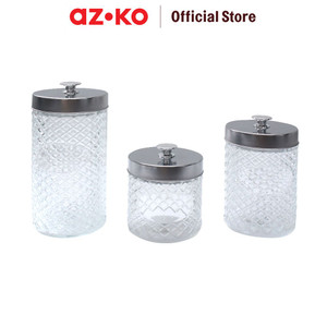 AZKO Kris Set 3 Pcs Stoples Kaca Round