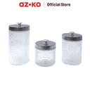 AZKO Kris Set 3 Pcs Stoples Kaca Round