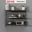 AZKO Masterspace Rak Dinding 3 Tingkat Wsm-3l - Hitam