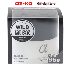AZKO Flamingo Wild Musk Pengharum Mobil Alpha-1 - Hitam