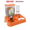 AZKO Paws N Tail Dispenser Makanan 2 In 1 - Kuning Mustard