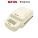 AZKO Memoo Toaster Sandwich & Waffle Maker 2 In 1 - Putih