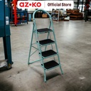 AZKO Fixsteps Tangga Lipat Aluminium Stool Multifunction Household Ladder Peralatan Rumah Tangga Buka Tutup Foldable Ladder