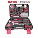 AZKO Maxbuilt Set 123 Pcs Perkakas Rumah Tangga - Merah set tool kit multipurpose hand tool perkakas bengkel tukang
