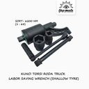 TJAP MATA / CAP MATA Kunci Roda Torsi Truk / Labor Saving 1" DR, Short