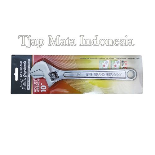 TJAP MATA / CAP MATA Kunci Inggris / Adjustable Wrench 10" (2 In 1) C