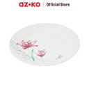 AZKO Delicia Set 12 Pcs Perlengkapan Makan Porcelain Dinner Set Plate Aesthetic Eating Utensils Peralatan Makan Set Piring Gelas Mangkok