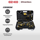 AZKO Krisbow Set Perkakas Mekanik Multifungsi Kotak Penyimpanan Multipurpose Hand Tool Set Alat Perkakas Pertukangan Peralatan Otomotif Bengkel Home Improvement